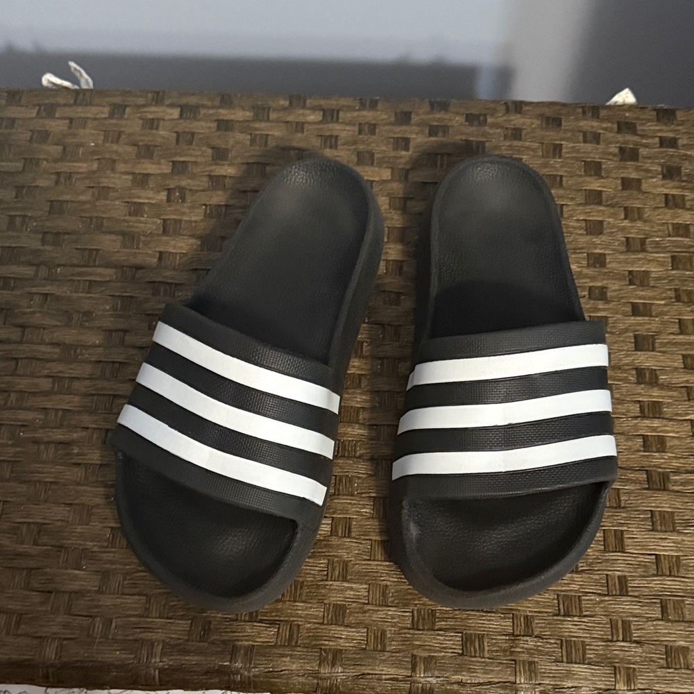Adidas Black Slide Sandals